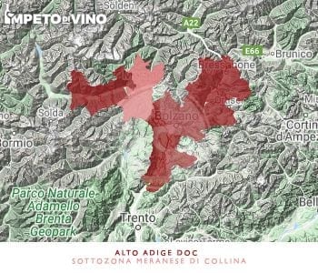 alto adige doc sottozona meranese di collina logo