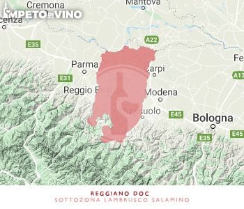 reggiano doc sottozona lambrusco salamino logo