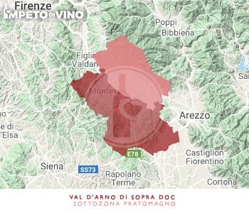 val d arno di sopra doc sottozona pratomagno logo